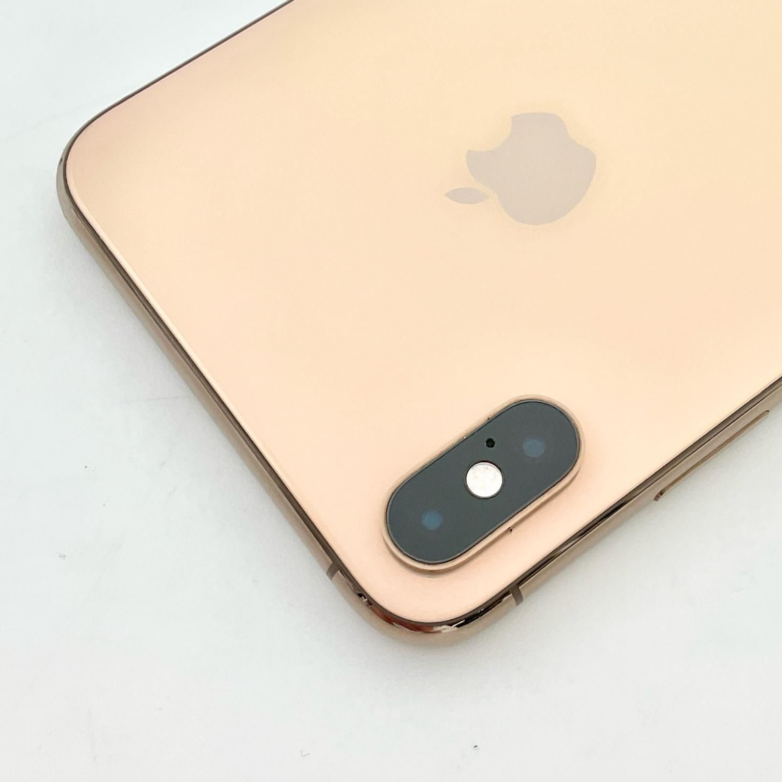 iPhone XS Max 256GB ゴールド Softbank 白ロム 動作確認済 80