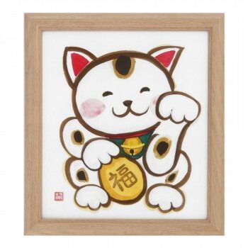 新 モデル家具・インテリア - 色紙額 吉見 色紙 ナチュラル