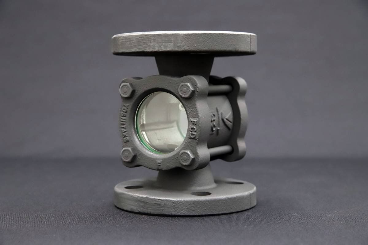 送料無料】展示品 ヨシタケ サイトグラス SL-1F 透視式 呼び径：32A bE