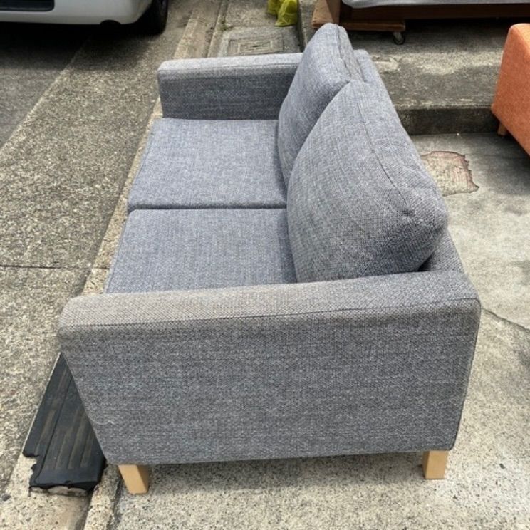 🉐IKEA イケア ソファ 二人掛け 2人掛け 家具 家具 グレー 灰色【店舗