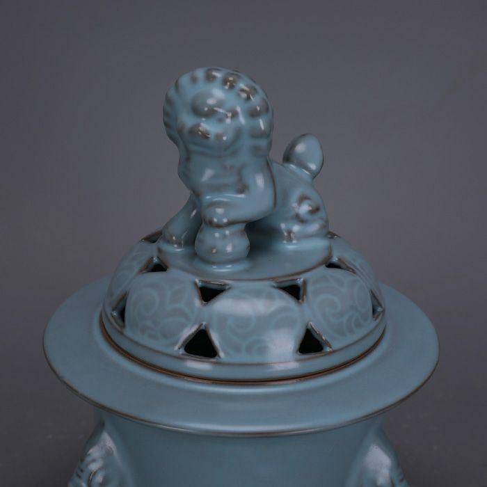 汝窯青釉開片清涼寺宝塔 置物 陶磁器 装飾品 工芸品 美術品 置物 汝窯青釉開片清涼寺宝塔 置物 陶磁器 装飾品 工芸品 美術品 置物