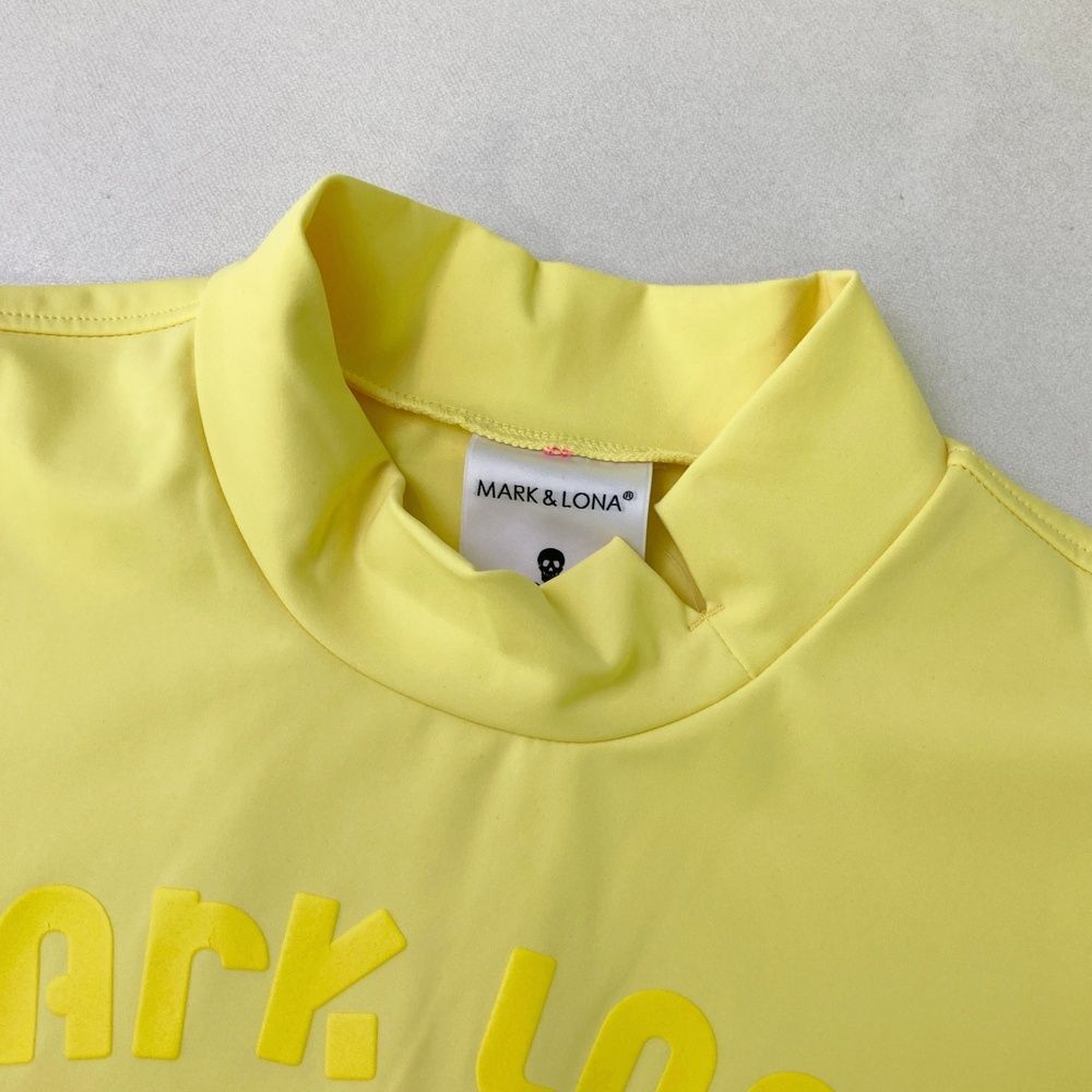 サイズ 36 MARK-LONA マークアンドロナ 半袖ハイネックTシャツ イエロー系 240101444797 ゴルフウェア レディース ストスト LLC-HASEGAWATOSO_COM