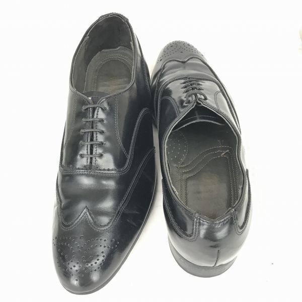 本革 ウイングチップ