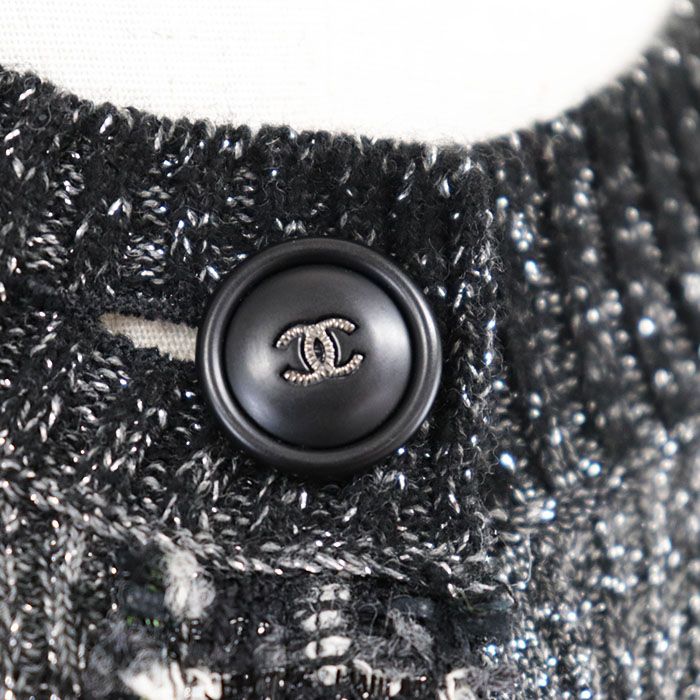 極美品】CHANEL シャネル ニットカーディガン P57386