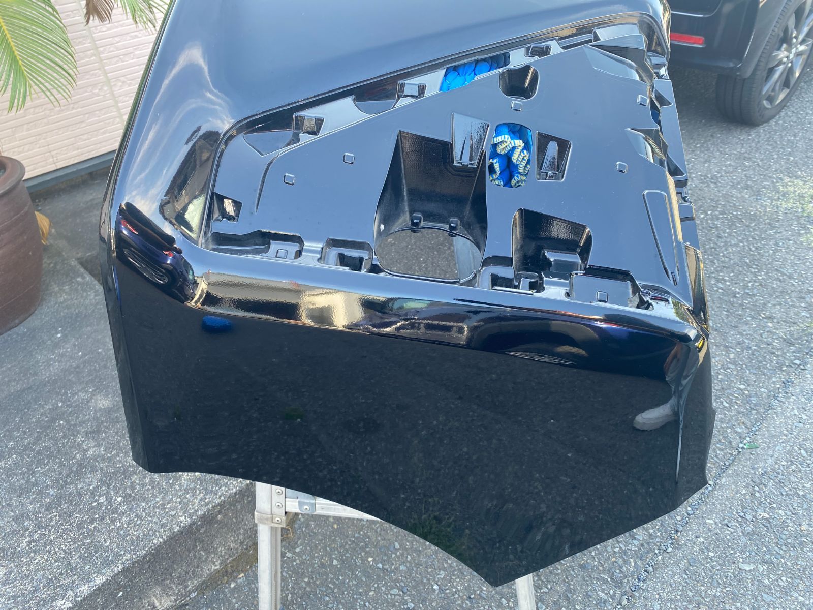 引取り ヴォクシー ZS バンパー ZRR80W 52119 ブラック Y0904