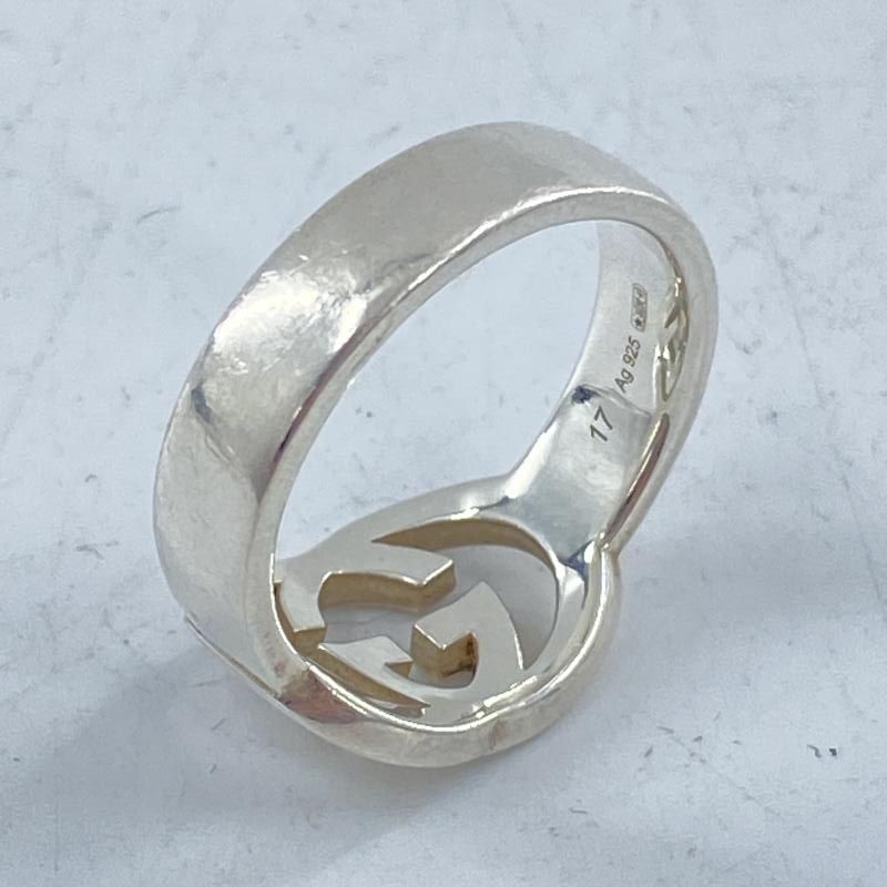 GUCCI インターロッキングG リング 17 シルバー グッチ Ag925 10 WWW_SHINETEETH_COM