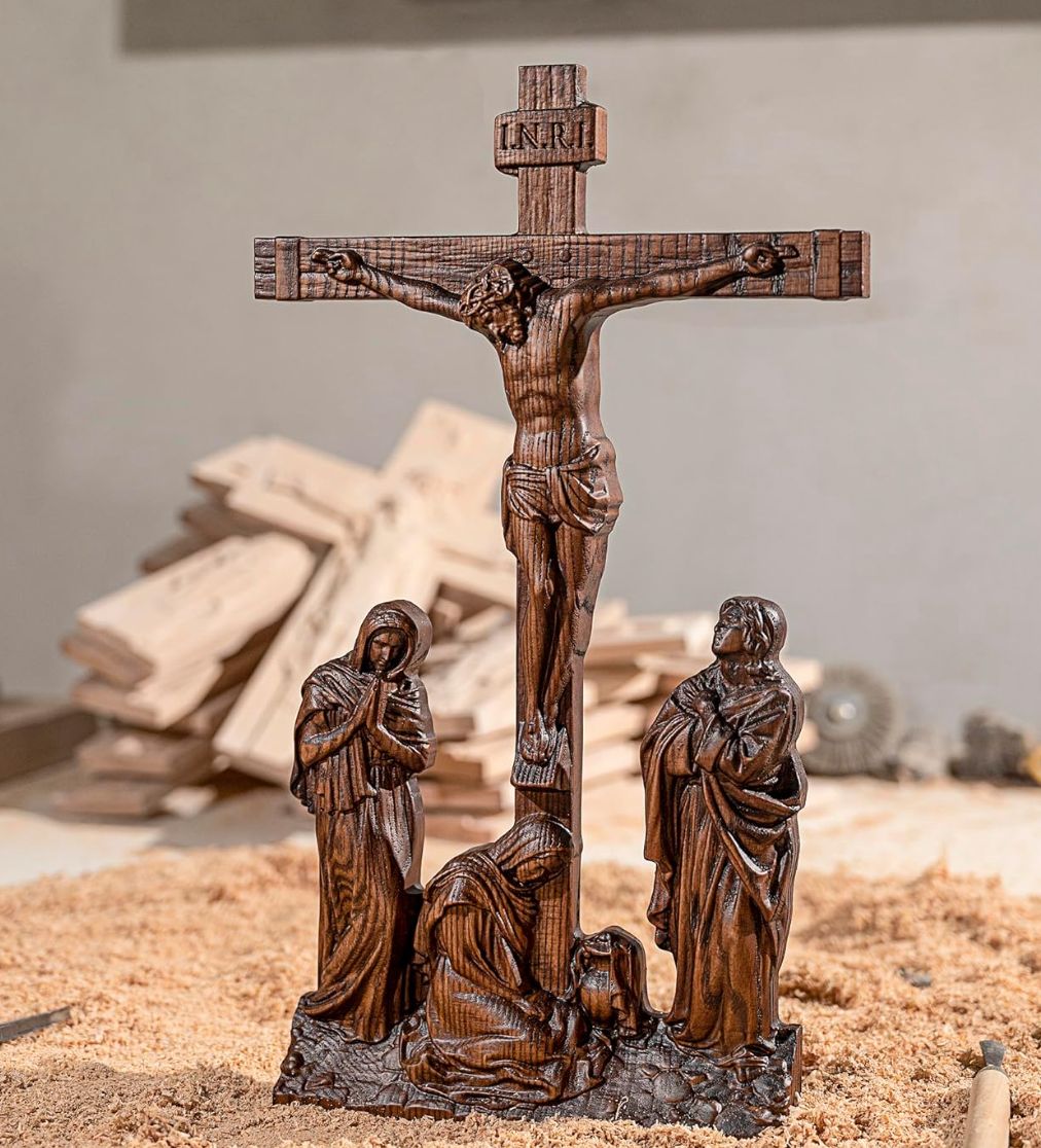 ハンドメイド木製クロス