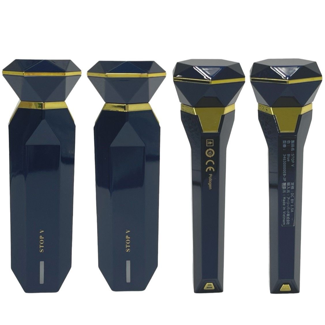 トライポーラ式RF+DMA美顔器 注文 STOP V (ブルー) 【良い】 Amazon.co