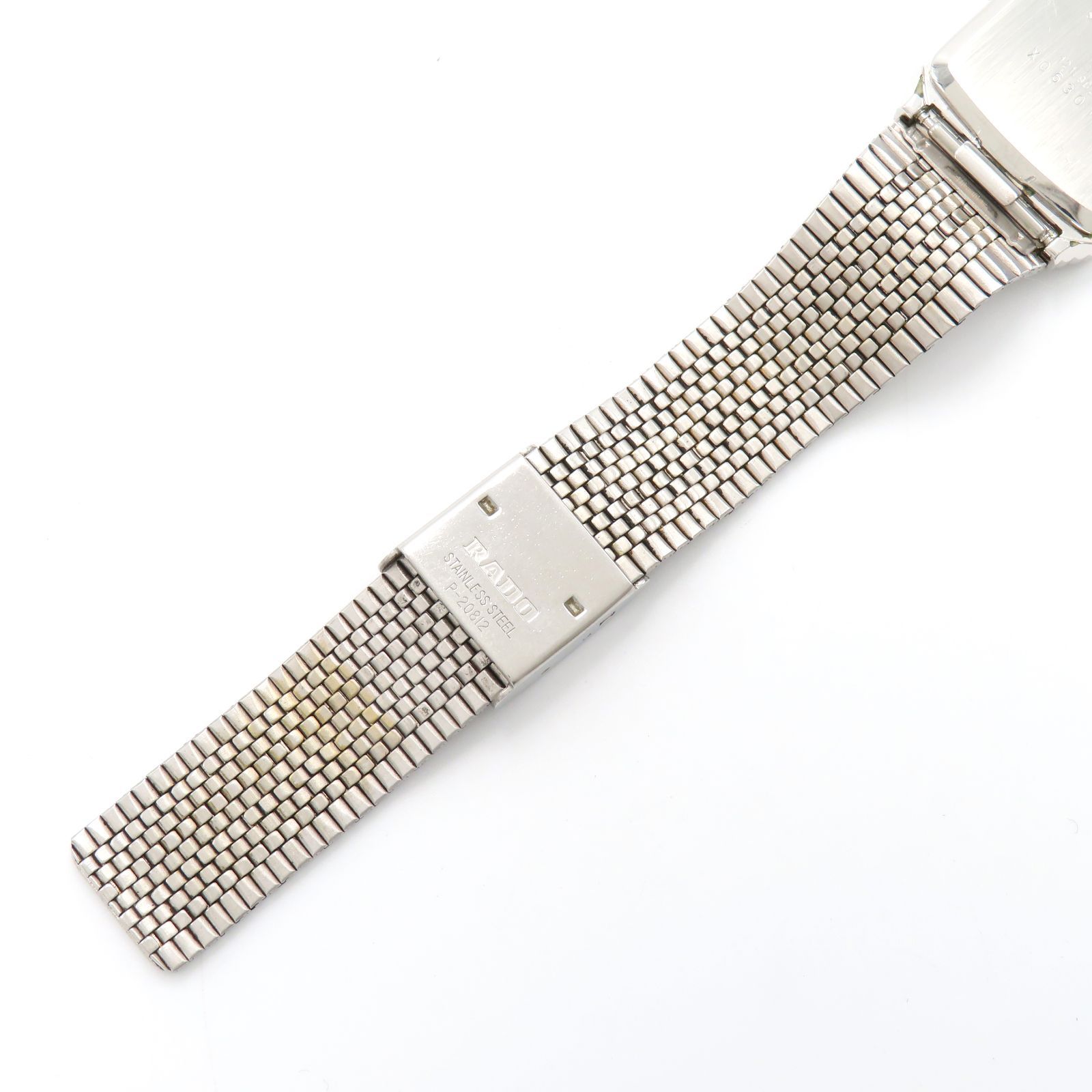RADO ラドー 121.9022.2 メンズ 腕時計 クオーツ Qz 白文字盤 SS