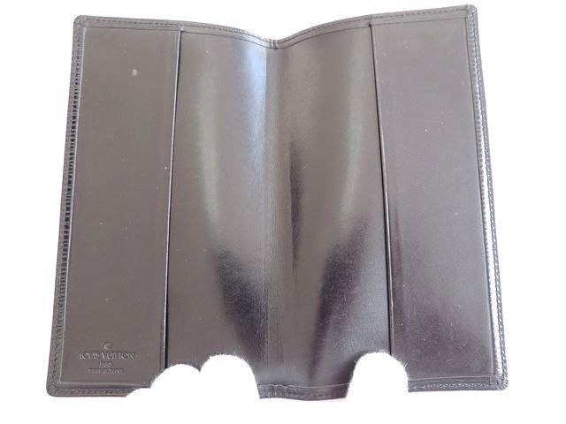 ヴィトン ■R20522 MI8910 手帳カバー アジェンダポッシュ 旧型 エピ ノワール Louis Vuitton □5I