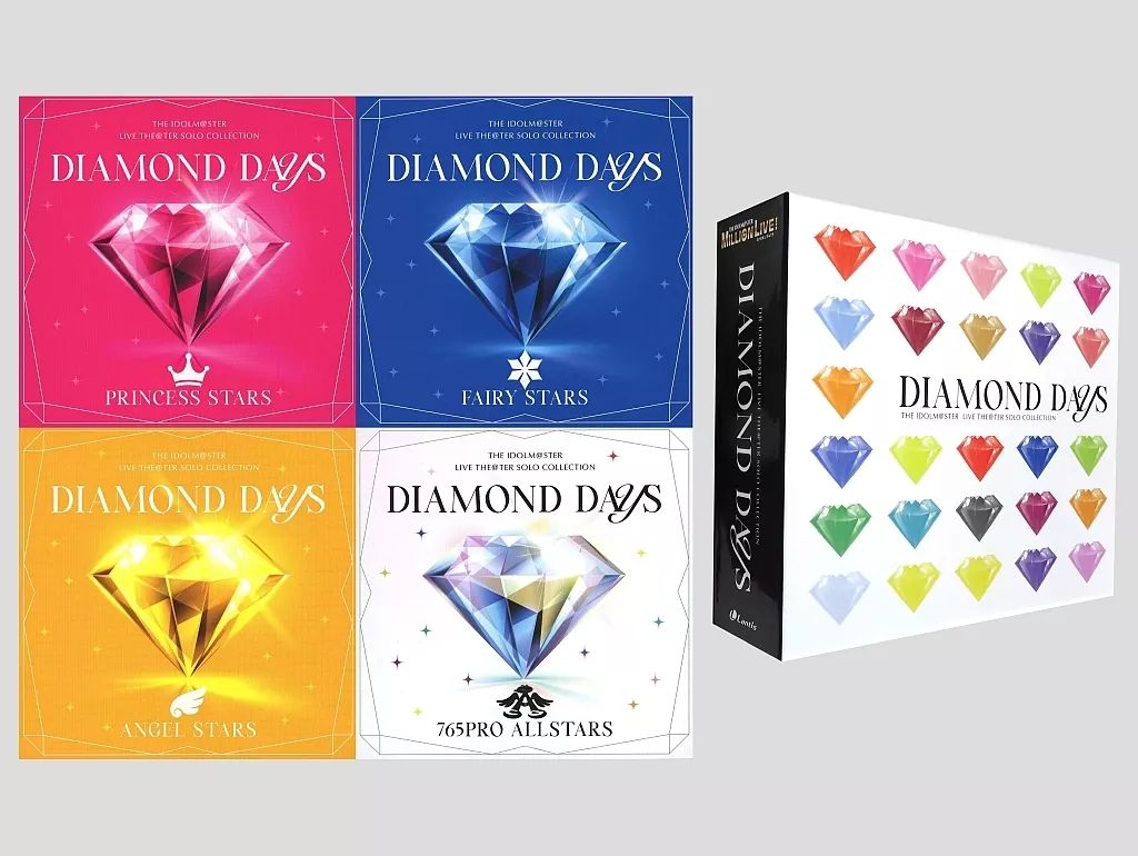 ゲームミュージックCD THE IDOLM STER LIVE THE TER SOLO COLLECTION DIAMOND DAYS 全4巻セット アソビストア アニメイト特典収納BOX付き