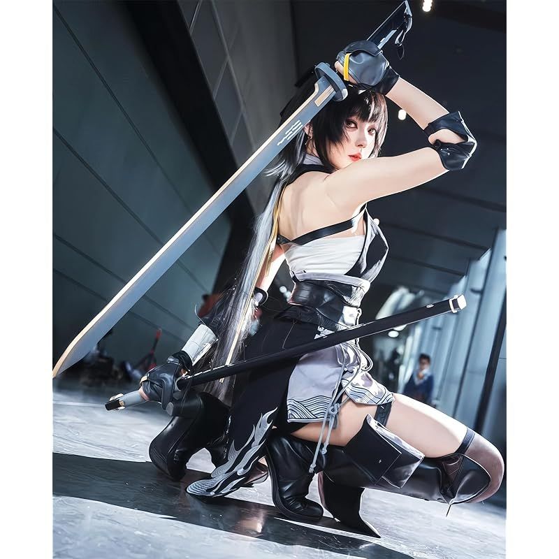 NOKIJP 鳴潮 コスプレ 漂泊者 女性 コスプレ衣装 ひょうはくしゃ ヒョウハクシャ めいちょう Wuthering Waves メイチョウ 漂泊者 女 主人公 人気ゲーム コスチューム 撮影 cosplay 漂泊者 女 XXL