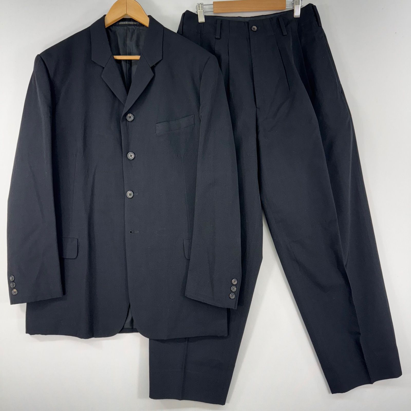 ヴィンテージ Yohji Yamamoto/ジャケット パンツ セットアップ 美品 Yohji Yamamoto ヨウジヤマモト 山本耀司 ウール ジャケット