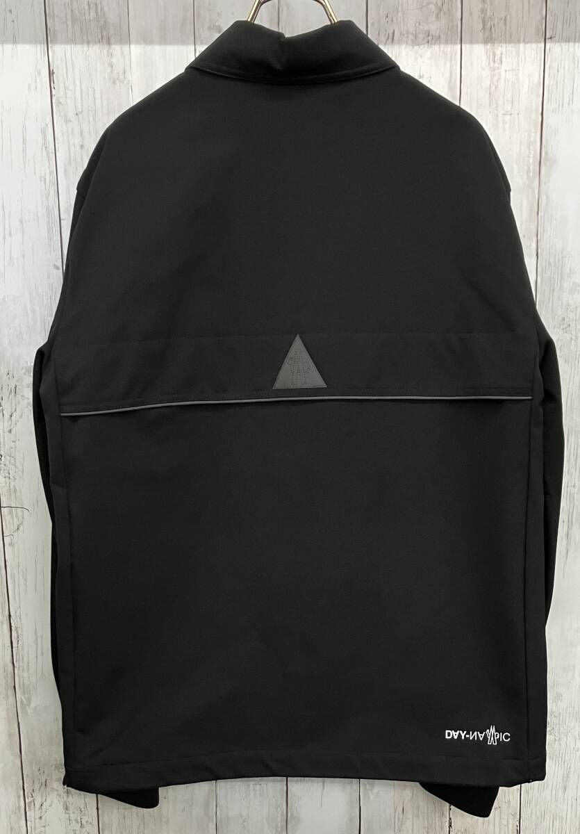 MONCLER Vardet Giubbotto シャツジャケット モンクレール ナイロンジャケット フロントスナップ ブラック サイズ3