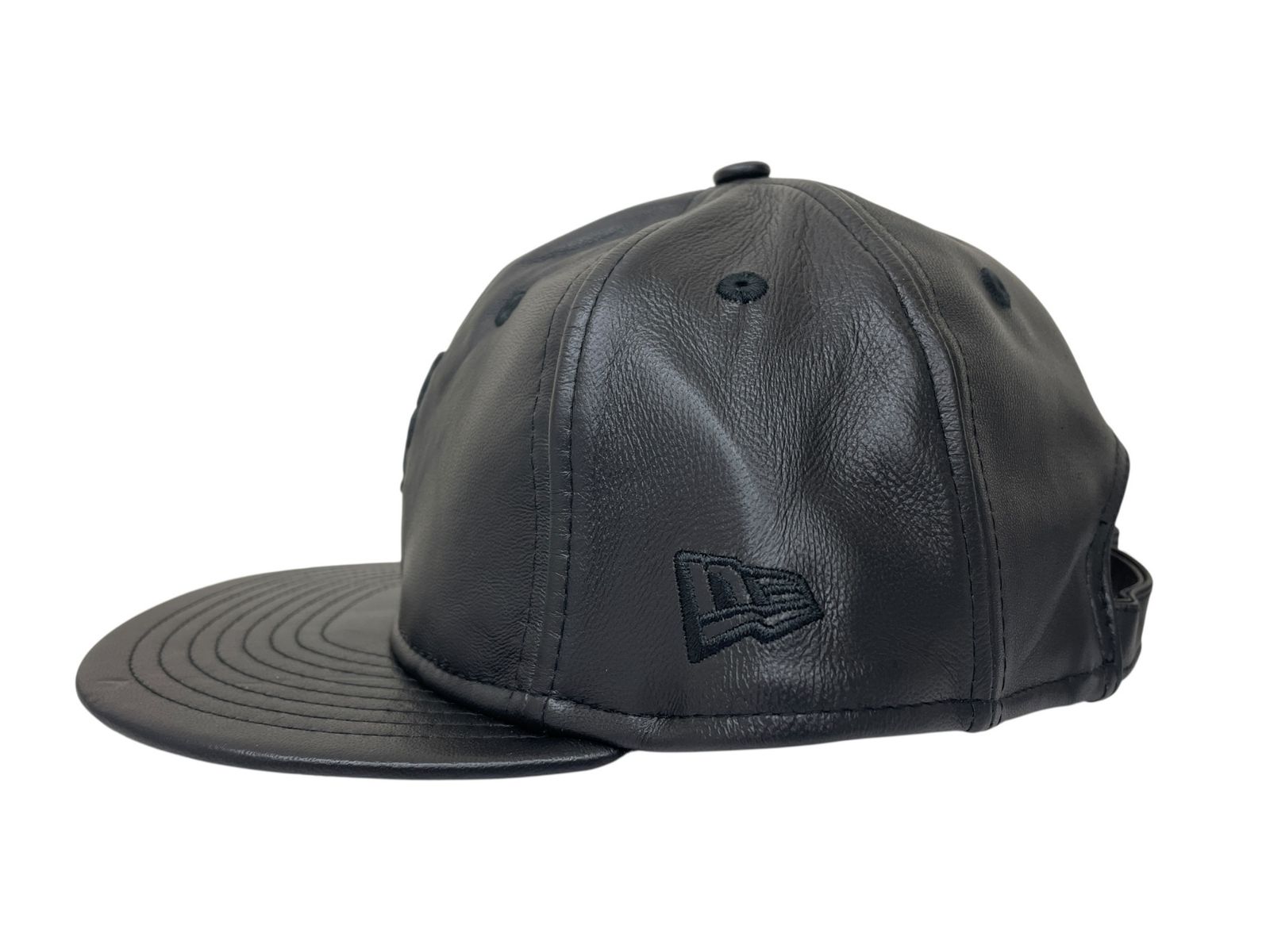NEWERA ニューエラ レザーキャップ GENUINE LEATHER CAP 本革 MLB ニューヨークメッツ 60585326 F ブラック メンズ 049