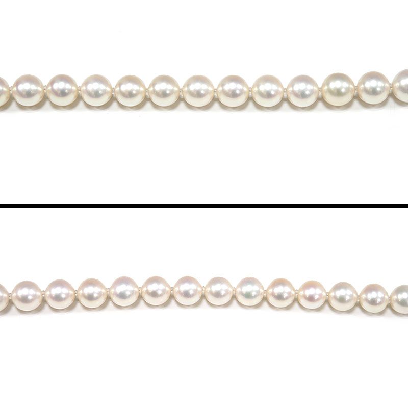 アコヤパールネックレス 9.0-9.5mm 1連 冠婚葬祭 鑑別書付き - メルカリ 