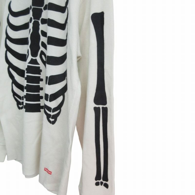 シュプリーム SUPREME 美品 21AW ヘインズ ボーンズ サーマル クルー