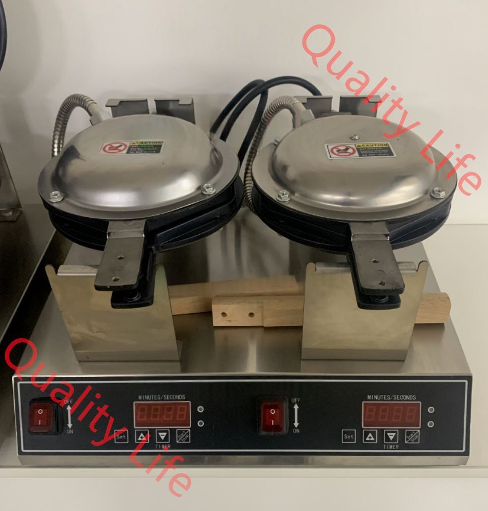 電気 ベビーカステラ機 ベビーカステラ焼き 60穴 2連 デジタルディスプレイ付き 単相１0０V