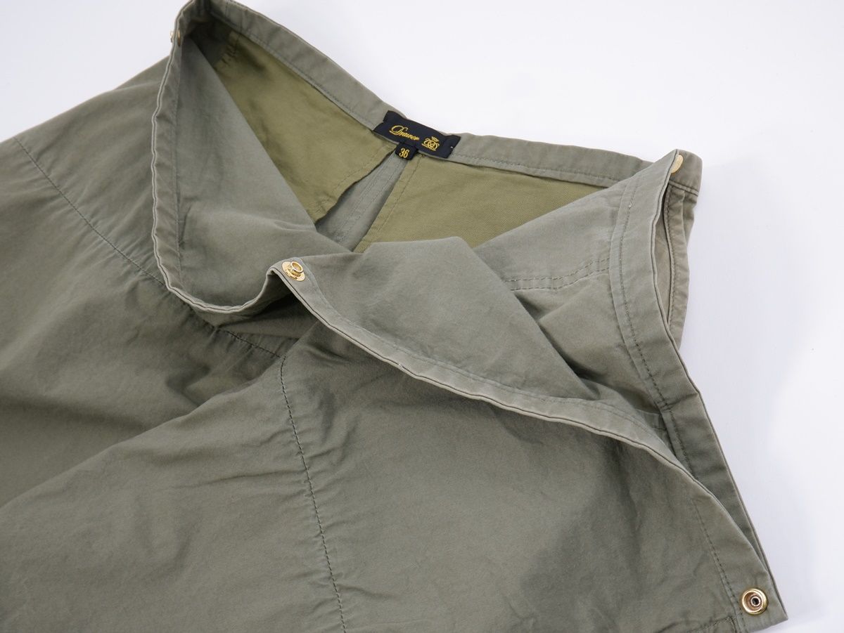 Drawerドゥロワー 2020SS コットンミリタリーフレアスカート【36  