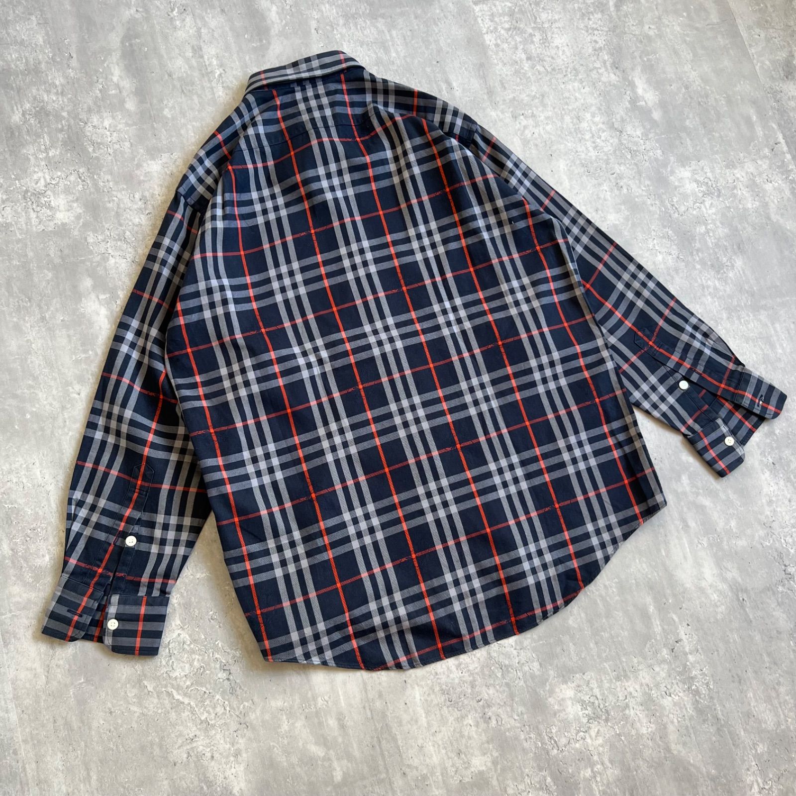 シャドウホース総柄 バーバリーチェックシャツ