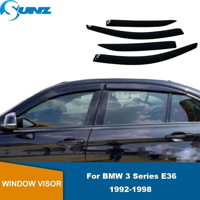 ◆ウィンドウ BMW 3 シリーズ E36 1992年 1993年 1994年 1995年 1996年 1997年 1998年 ウィンドウ ディフレクター 雨 ガード バ