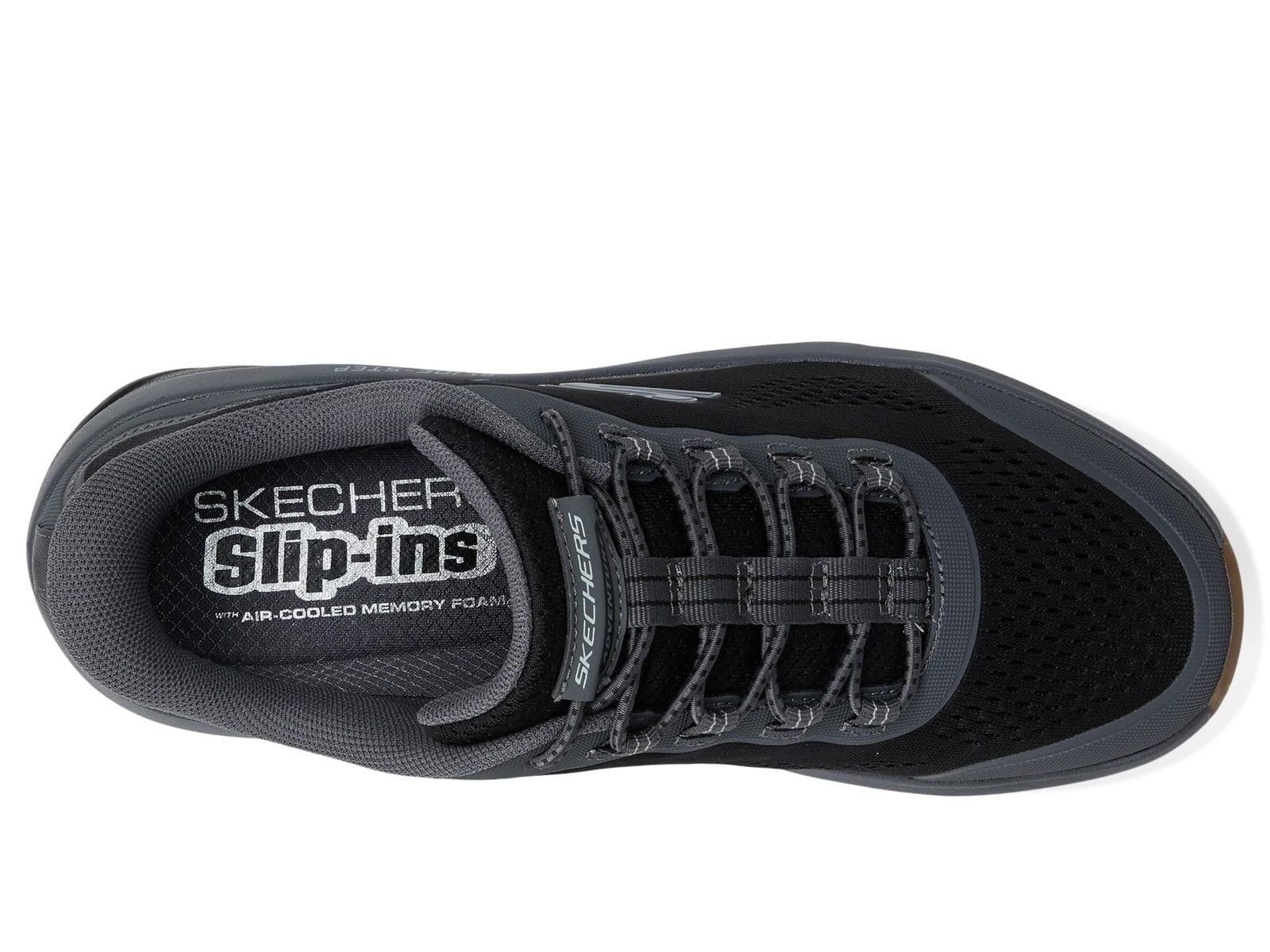 スケッチャーズ SKECHERS スリップインズ グライドステップ ソール グローバー ピーク ブラックチャコール 237812-BKCC