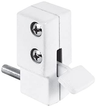 Prime-Line Products U 9879 スライド式ドアロック、ホワイト仕上げ