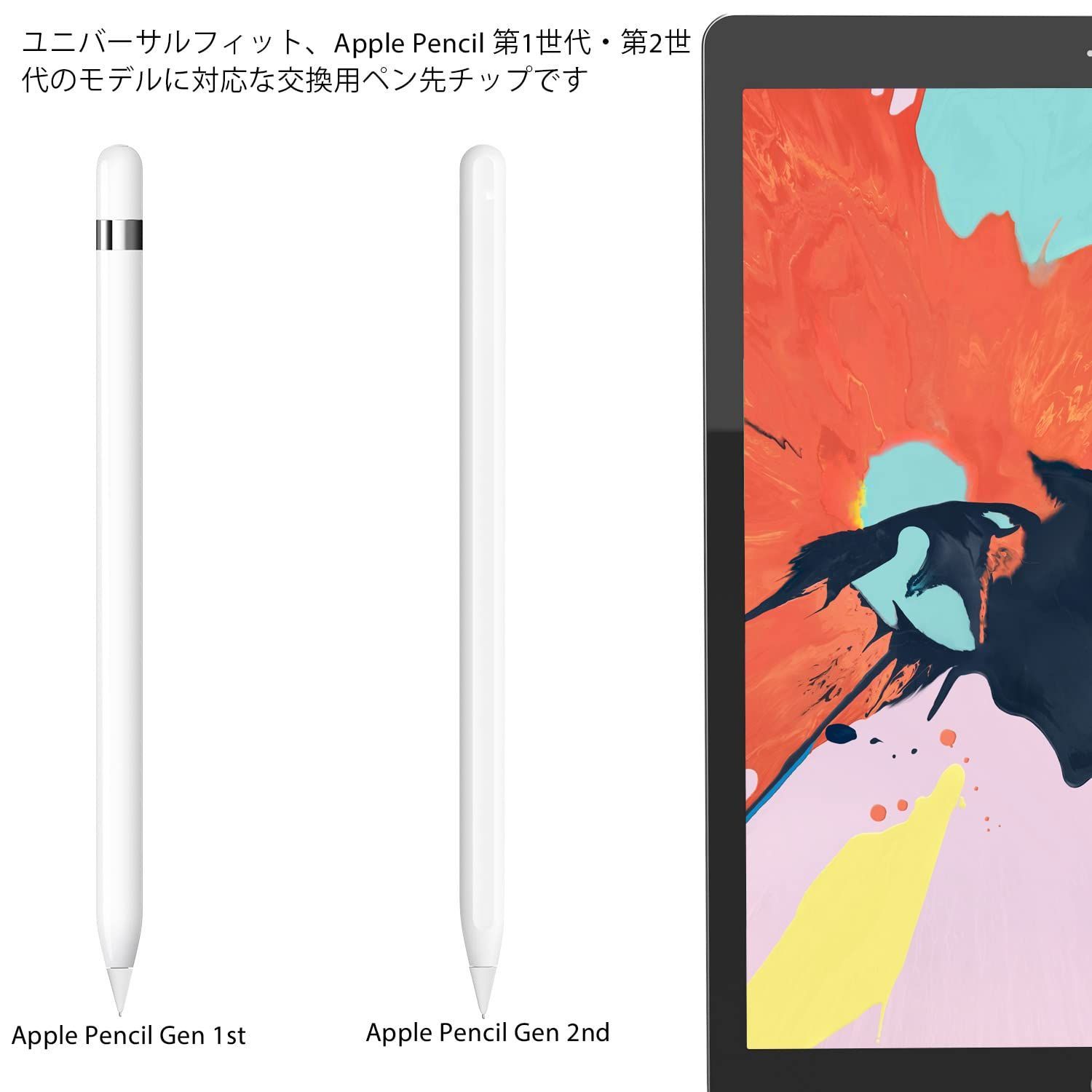 iPad Pro 12.9インチ　第二世代　Apple Pencil 替芯セットApple