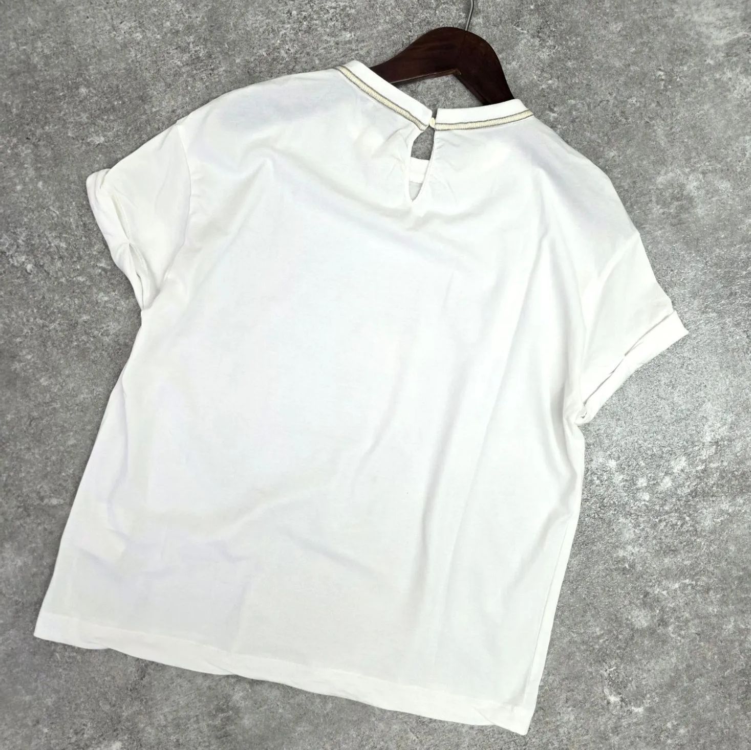 ブルネロクチネリ Tシャツ モニーレ ☆美品【Brunello Cucinelli/ブルネロクチネリ】モニーレ 半袖 T