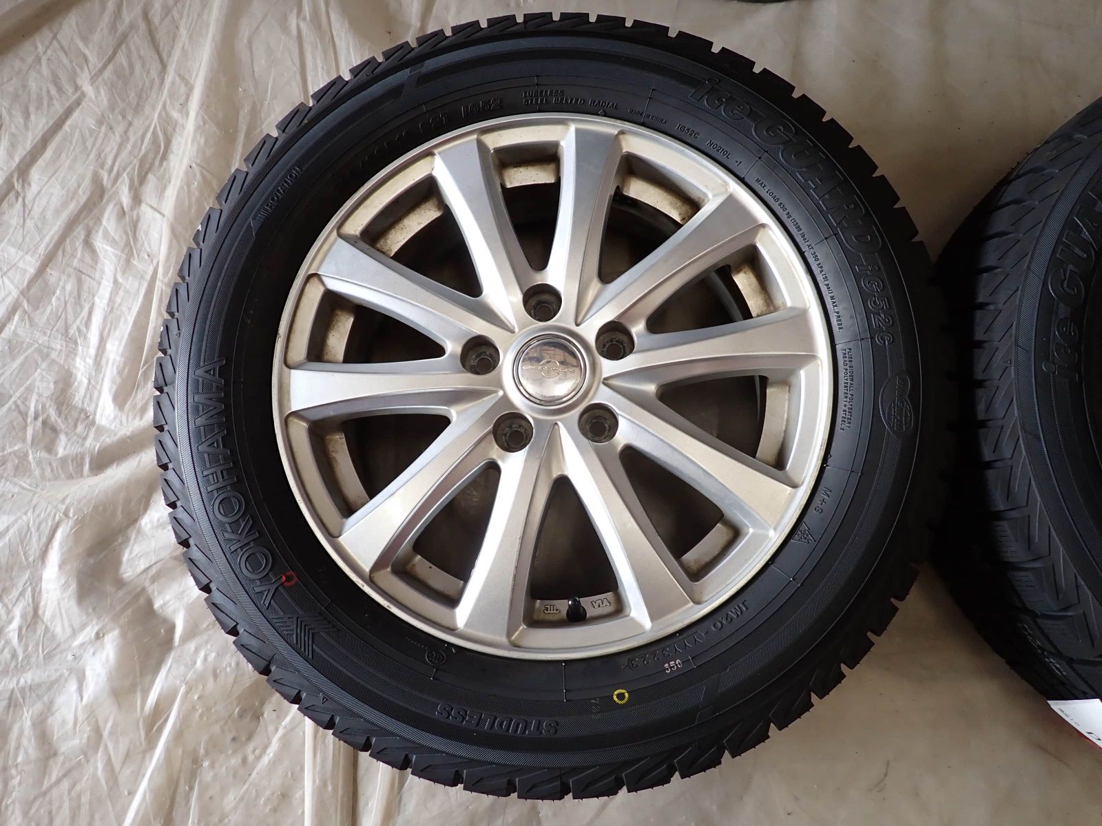 絶対にお買得! 冬 製 4本SET 会社宛 205 60R16×6J 92T ヨコハマ アイスガード IG52C ホンダ アルミ ステップワゴン NO D6414 人気ブランドも送料無料！