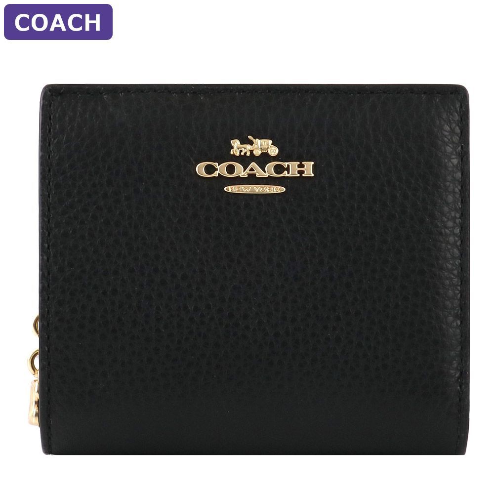 コーチ COACH 財布 二つ折り財布 C2862 IMBLK ミニ財布 ミニ