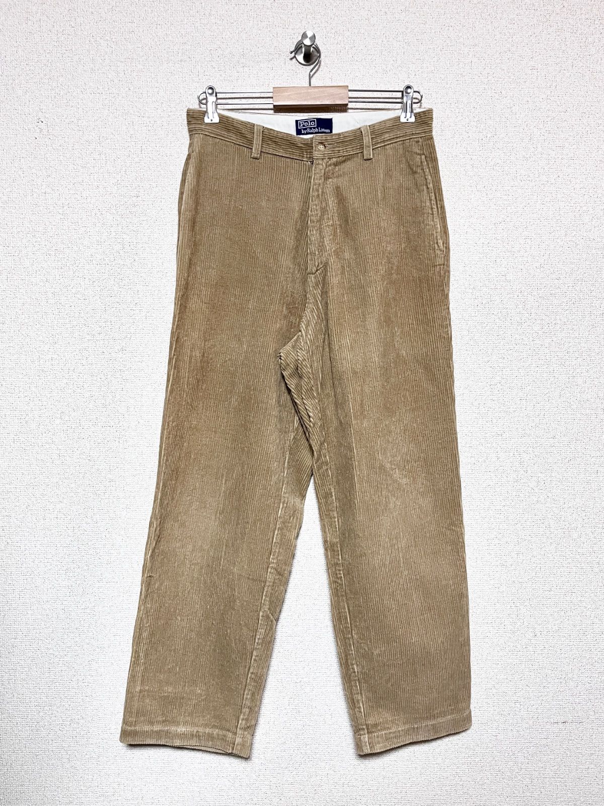Polo RALPH LAUREN 90 s 2タックコーデュロイパンツ 31 30 ポロラルフローレン ビックサイズ ヴィンテージ 古着