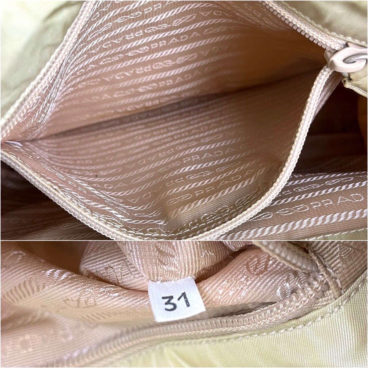 ✨良品✨ PRADA プラダ ハンドバッグ トートバッグ 三角ロゴプレート