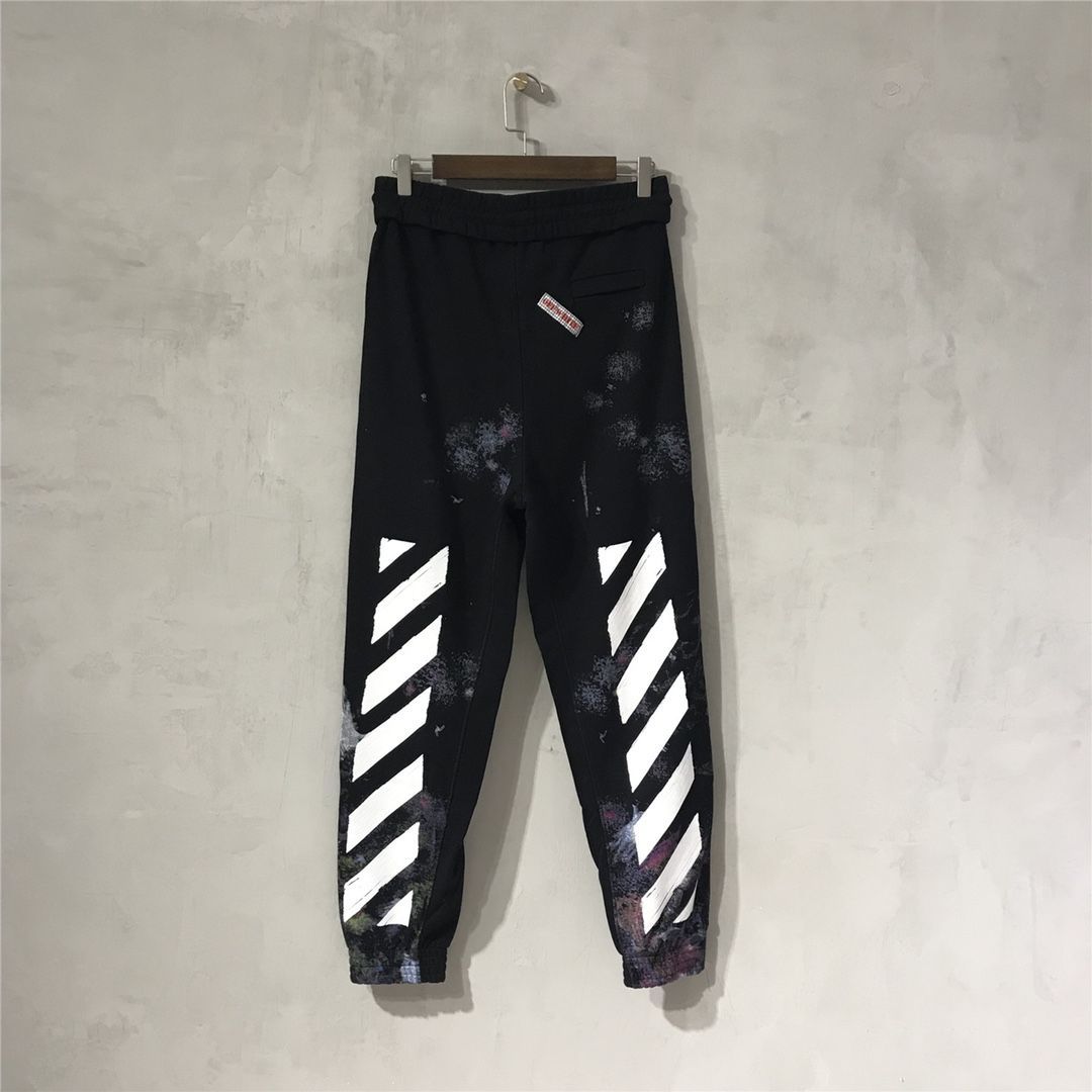 名作】OFF-WHITE オフホワイト GALAXY スポーツパンツ - メルカリ