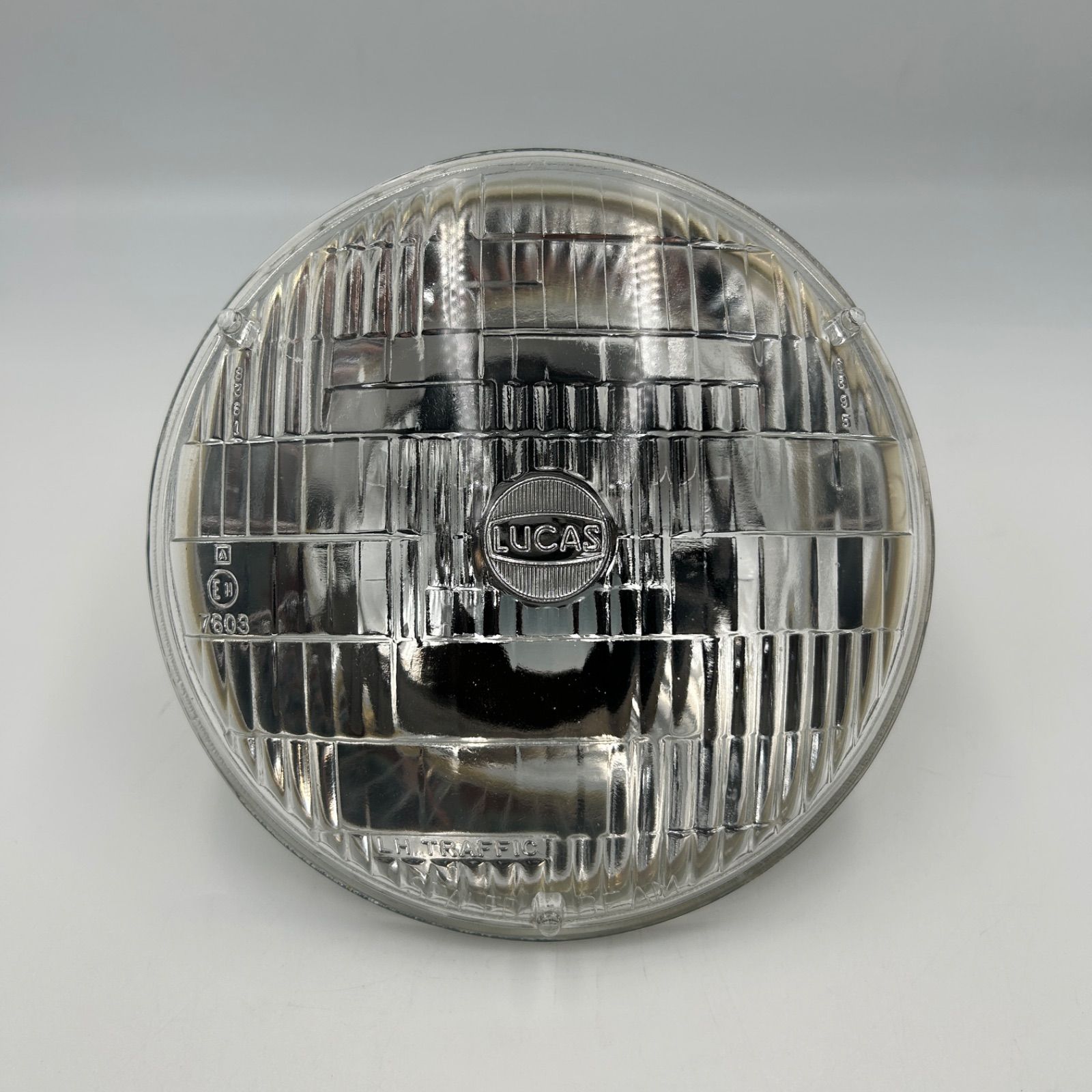 美品】LUCAS ルーカス 丸目 ヘッドライト 7603 当時物 シールド