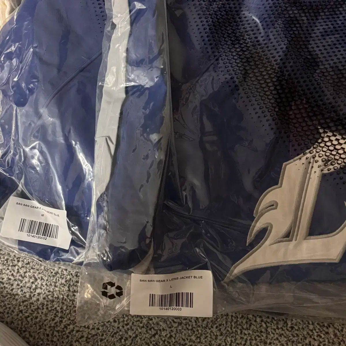 サムスン ライオンズ サンサンギア ジャケット ブルー S M L XL