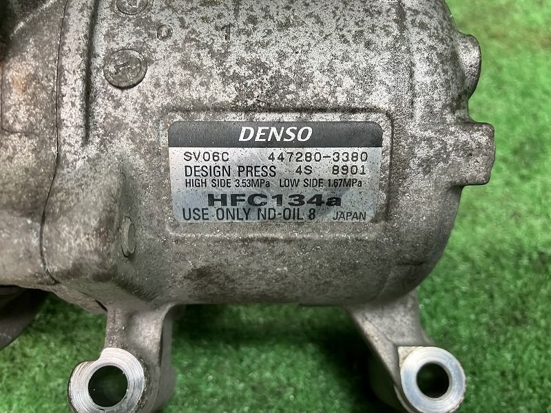 ワゴンR MH34S エアコンコンプレッサー FX 4WD デンソー 447280-3380 95200-50MD1 Z2S