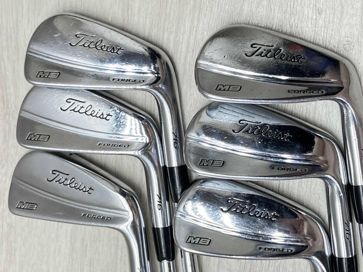 Titleist 716MB 8本セット レフティ Titleist 716 MB Forged 5-8, PW Iron Set S Flex Std Length