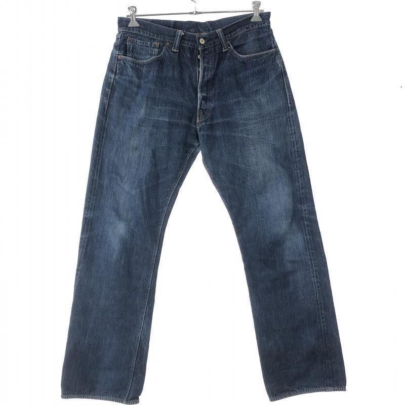 【中古】WAREHOUSE デニムパンツ 36 ネイビー ウエアハウス[10]