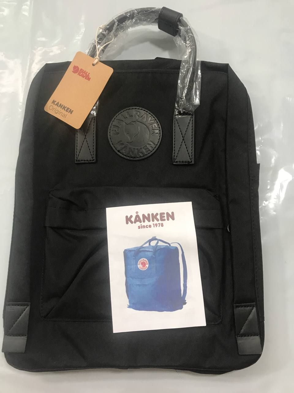 FJALLRAVEN フェールラーベン リュックサック レザーつき　KANKEN リュック 防撥水加工 バックパック デイパック 16L