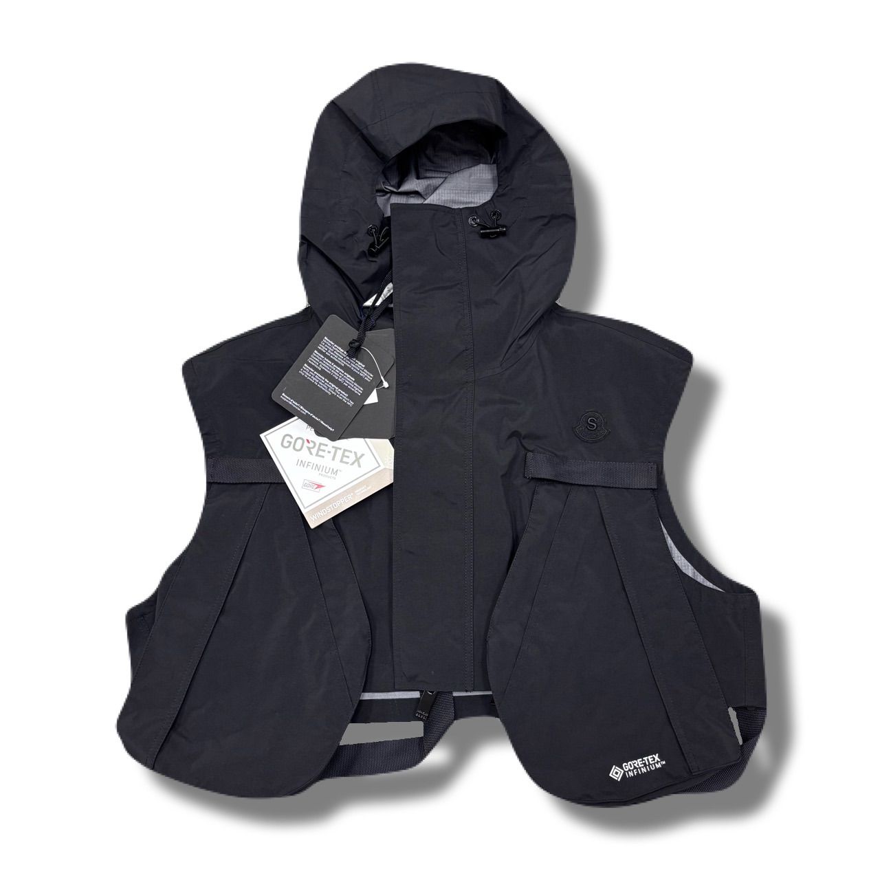 MONCLER SACAI モンクレール サカイ GORE-TEX ゴアテックス ナイロンベストパーカー AMPAT GILET