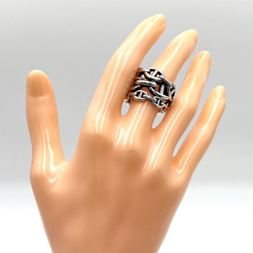 正規品 エルメス アンシェネ リング 59 HERMES アンシェネ リング 59 HERMES アンシェネ シルバー リング 59