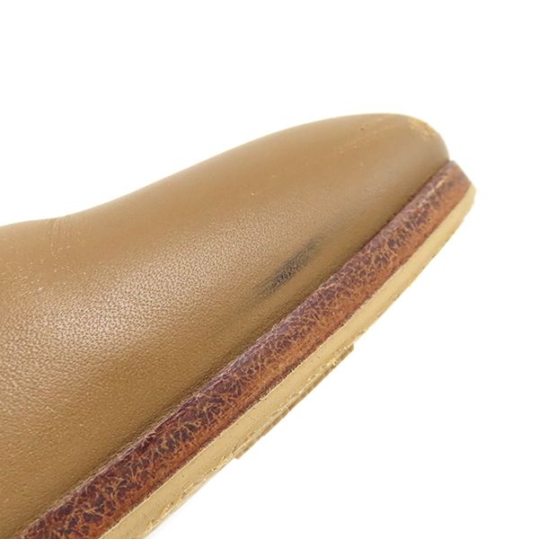 エルメス HERMES ブーツ ショートブーツ サンジェルマン レザー ベージュ 37 シルバー金具 靴 ケリーバックル WWW_OLIVIERBERNSTEIN_COM