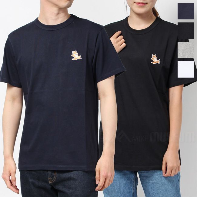 【新品未使用】MAISON KITSUNE メゾンキツネ ユニセックス Tシャツ 半袖 GU00154KJ0010 全4色 XXSサイズ XSサイズ