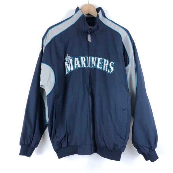 MLB Mariners ジャケット XXL ネイビー マリナーズウェア MLB Mariners ジャケット XXL ネイビー マリナーズウェア