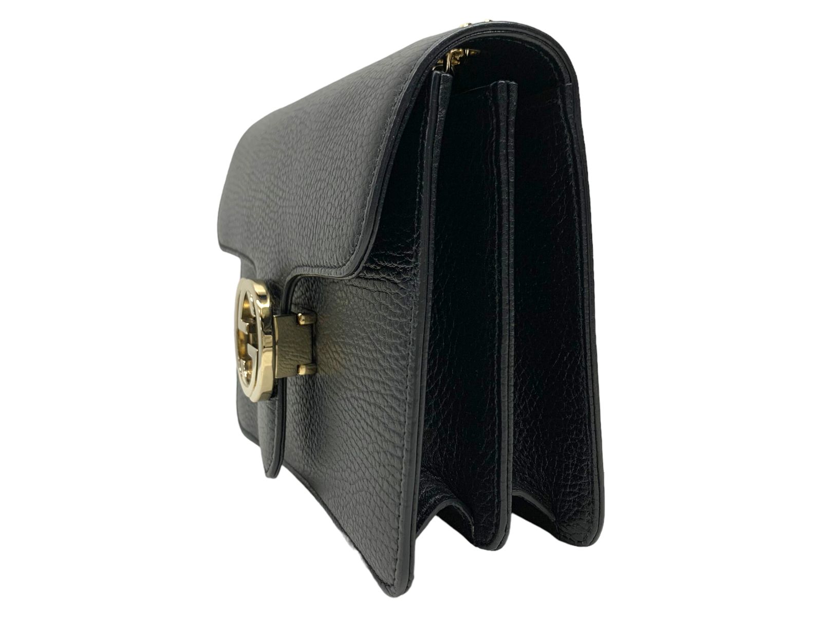 GUCCI (グッチ) ショルダーバッグ インターロッキングG レザー 510304
