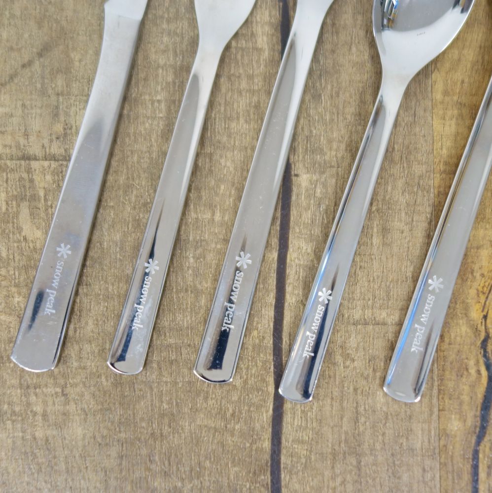 peak ✖︎LUCKYWOOD ステンレスカトラリーセット Peak × Lucky Wood カトラリーセット 16点 Peak × Lucky Wood