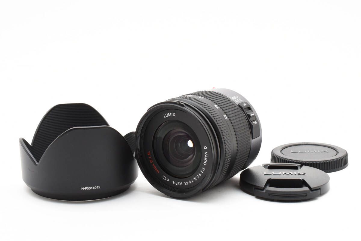 上品 パナソニック PANASONIC LUMIX G VARIO 14-45mm F3.5-5.6 ASPH. MEGA O.I.S. H-FS014045 L330 5493