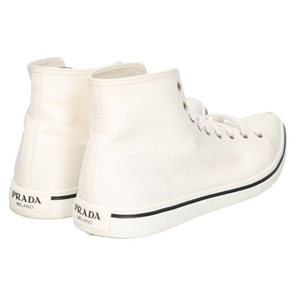 PRADA (プラダ) POINTY HIGH-TOP SNEAKERS SHOES ポインテッドトゥ ...