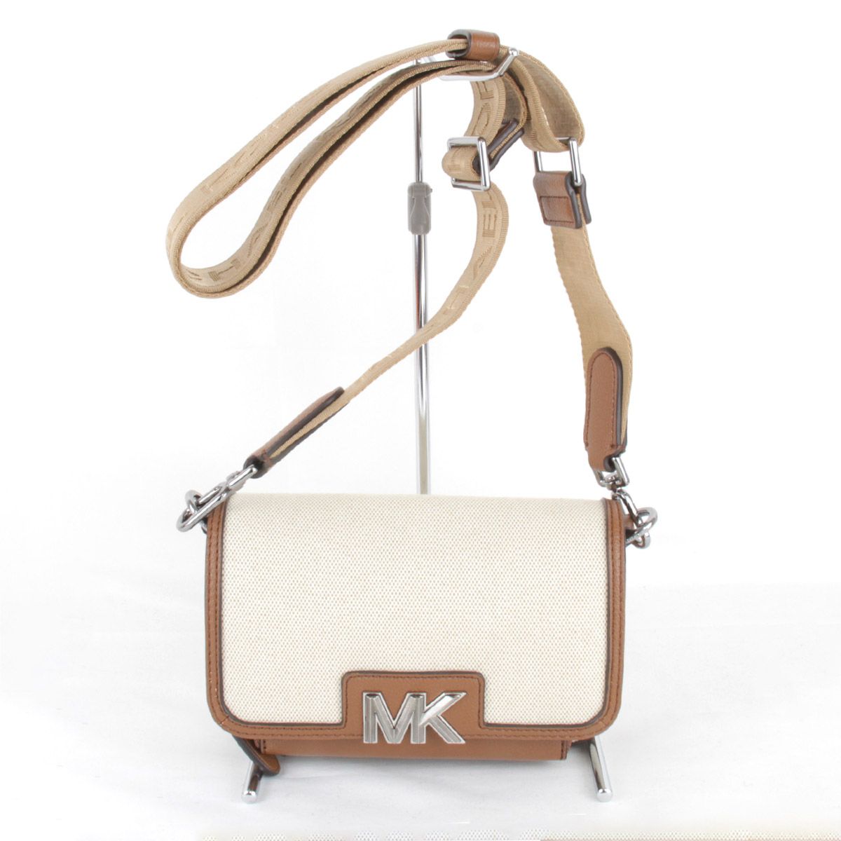 美品『USED』Michael Kors【マイケルコース】 ボディウォレット  キャンバス/レザー レディース